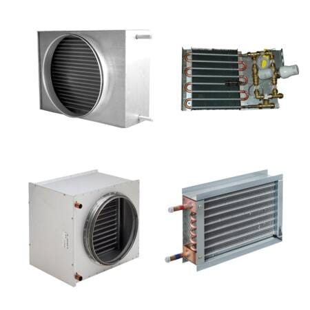 Vandvarmeflade til ventilationsanlæg