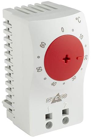 Thermostat/hygrostat til tavler