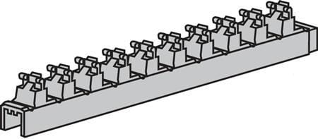 Lamel for installationskanal