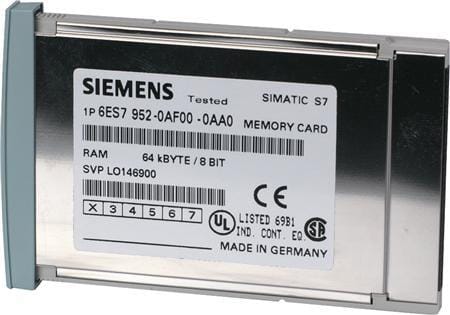 PLC hukommelseskort